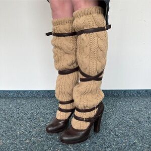 SO cute sock boots heels